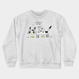 Annoyed Cat Crewneck Sweatshirt